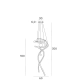 lafabryka.pl RITZ P0482D LAMPA WISZĄCA CHROM MaxLight
